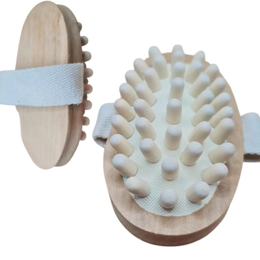 brosse massante caoutchouc bain