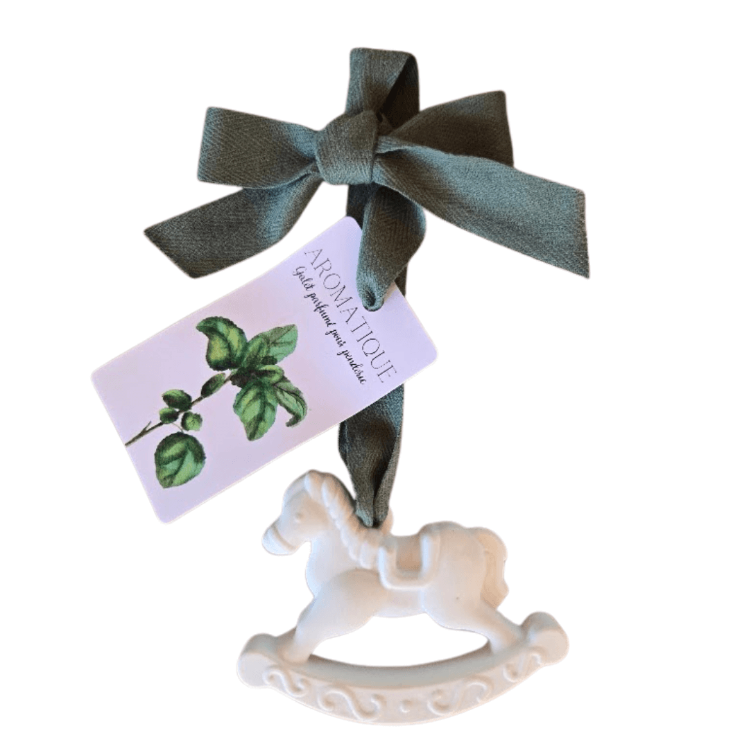 diffuseur en plâtre en forme de cheval parfum aromatique / The Soap Lab