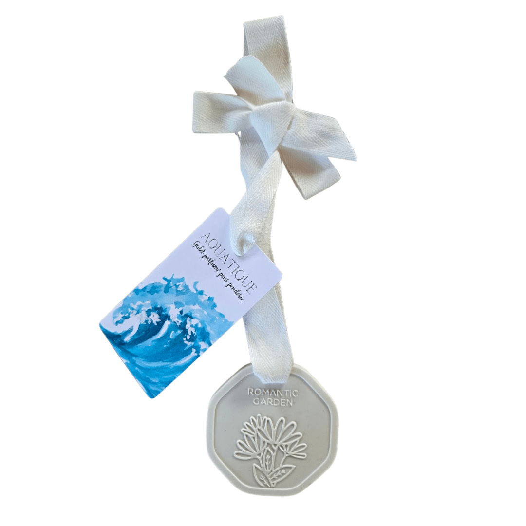 galet plâtre "Romantic Garden" diffuseur de parfum aquatique