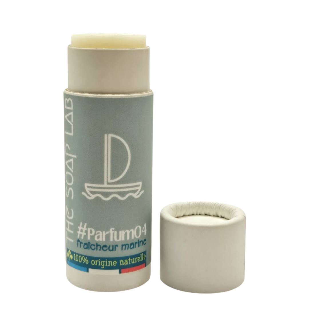 parfum en stick senteur fraîcheur marine 100% naturel