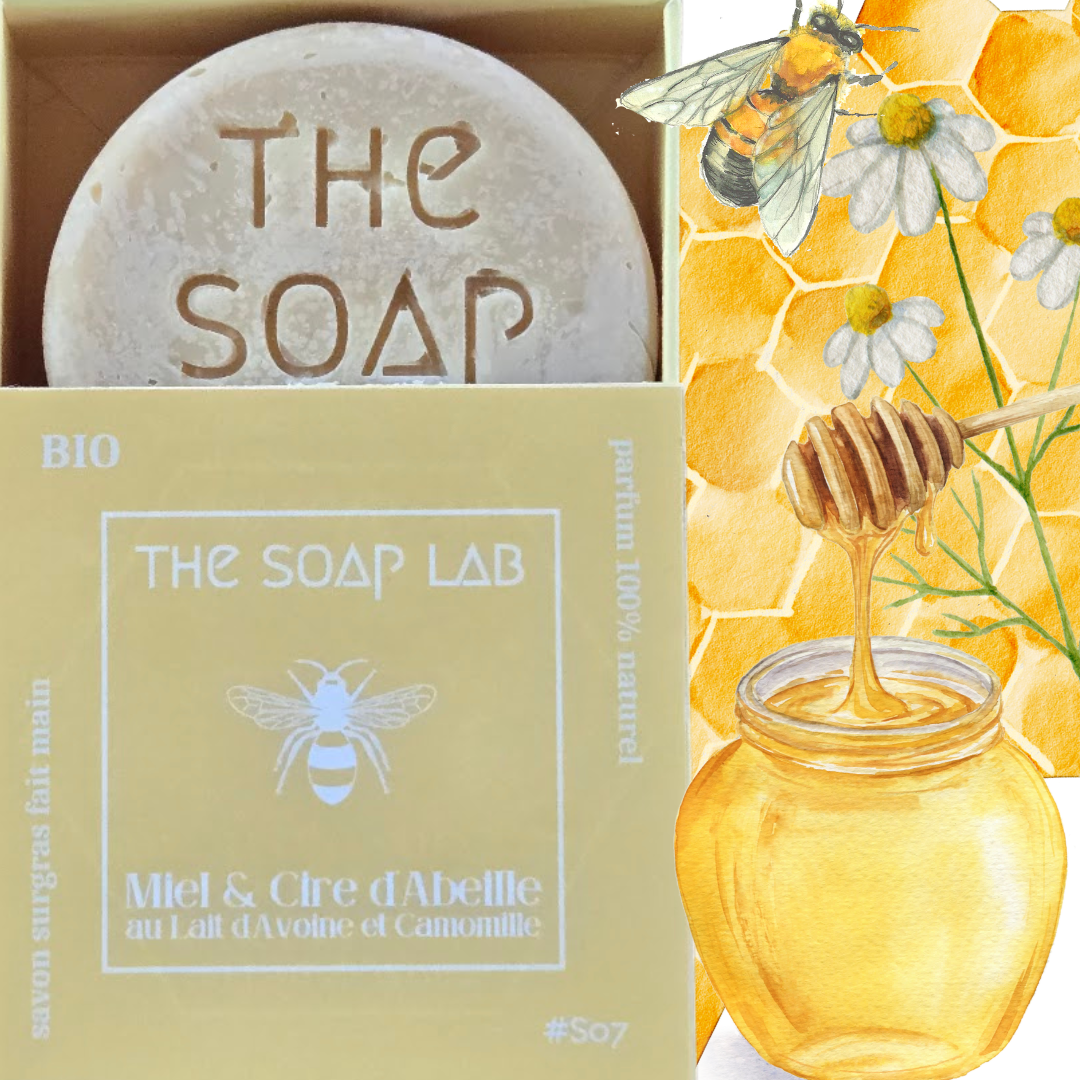 savon miel & cire d'abeille