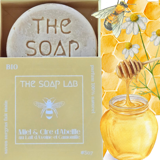 savon miel & cire d'abeille